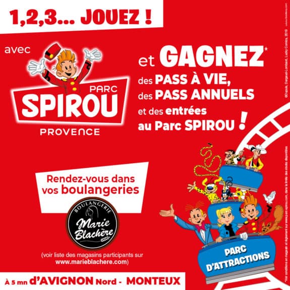 Partenariat Marie Blachère & Parc Spirou Provence – Du 6 mars au 6 avril 2019