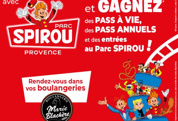 Partenariat Marie Blachère & Parc Spirou Provence – Du 6 mars au 6 avril 2019