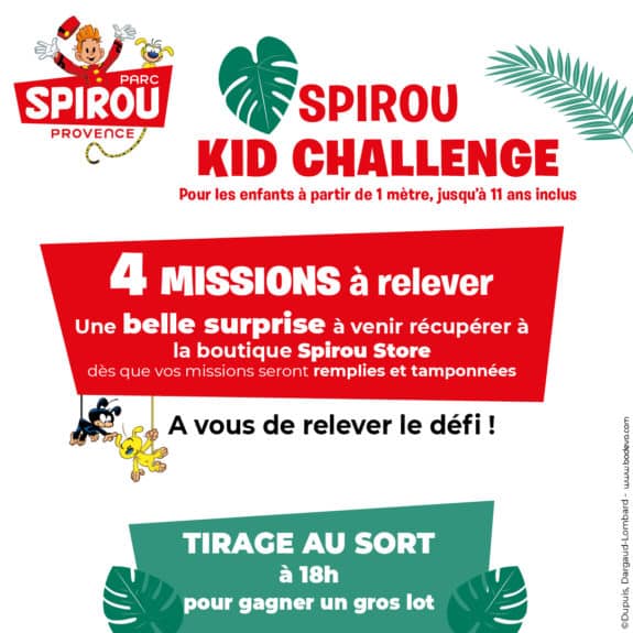 Le Spirou Kid Challenge est de retour
