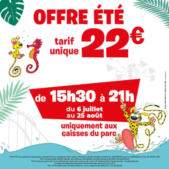 Offre été 15h30 – 21h