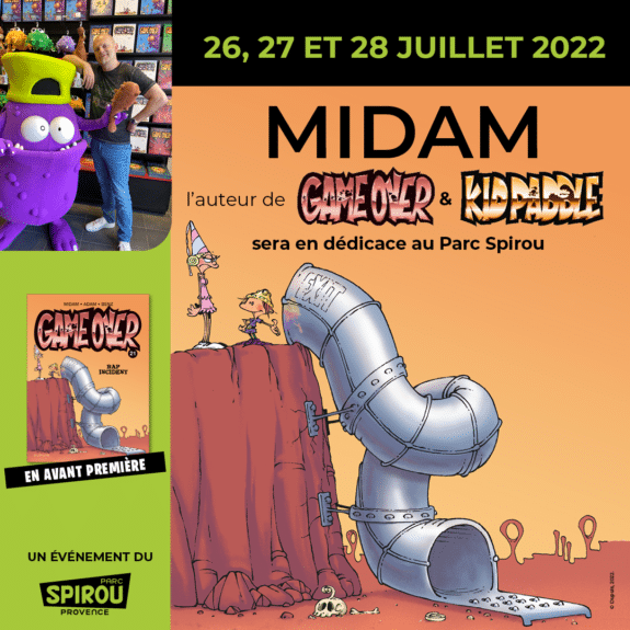 Rencontrez MIDAM, l’auteur de Kid Paddle et de Game Over