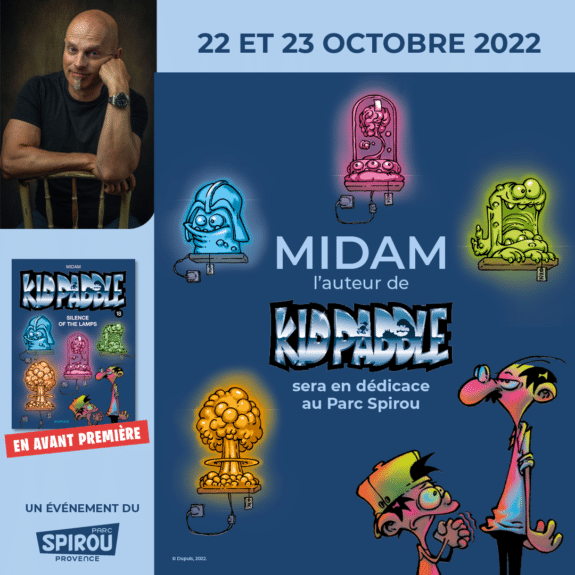 Rencontrez MIDAM, l’auteur de Kid Paddle et de Game Over pour Halloween