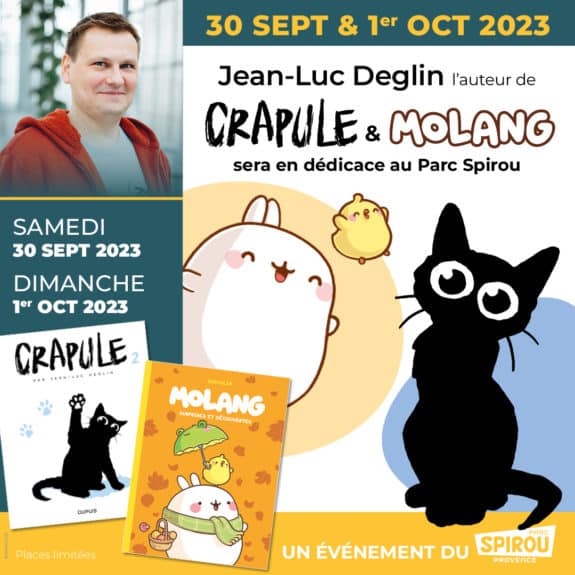 Rencontrez Jean-Luc Deglin, l’auteur de « Crapule » et « Molang »