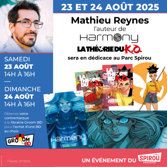 Rencontrez Mathieu Reynes, l’auteur de « Harmony » et « La théorie du K.O »