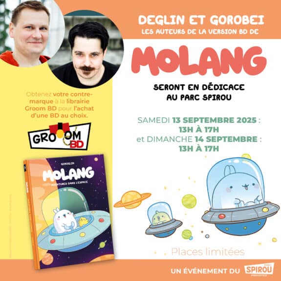 Rencontrez Jean-Luc Deglin et Gorobei, les auteurs de « Molang »